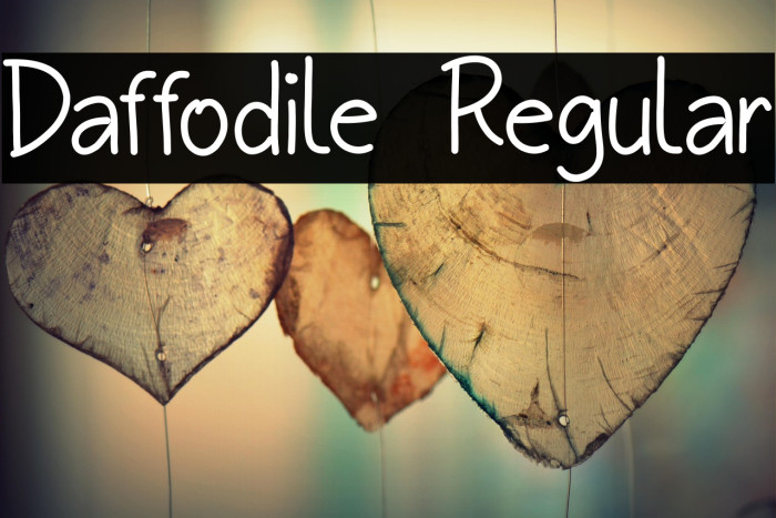 Daffodile Regular Example 1