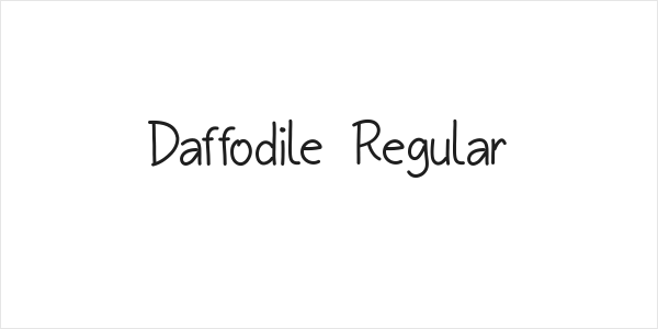 Daffodile Regular Logo