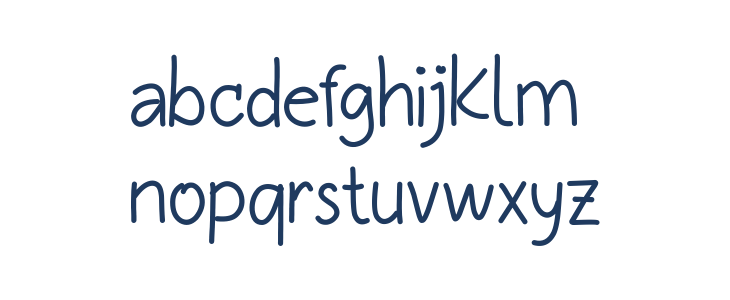 Daffodile Regular Lowercase