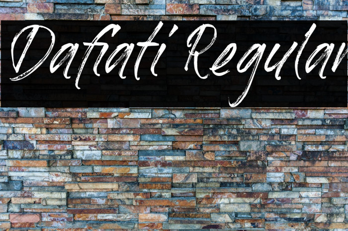 Dafiati Regular Example 1