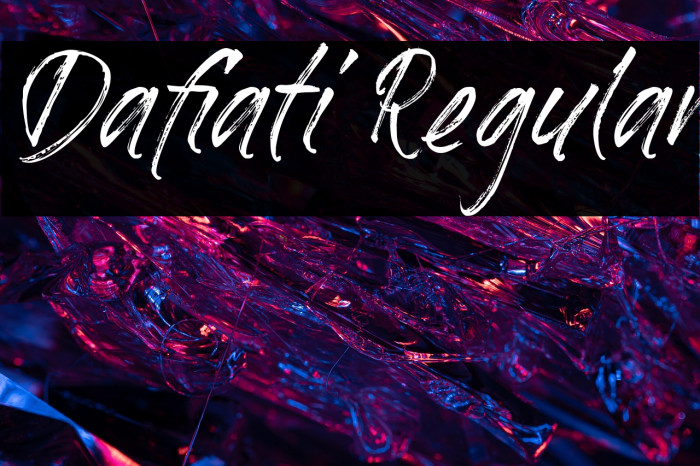 Dafiati Regular Example 3