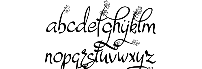 Dafodyl Font LOWERCASE