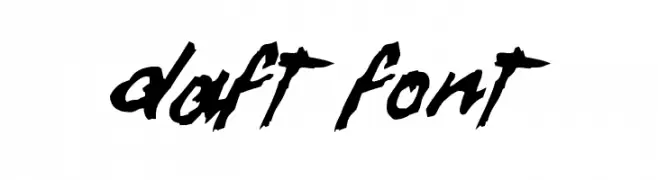 Daft Font 