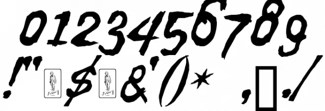 Daft Font Font OTHER CHARS