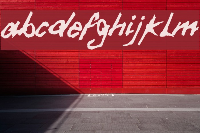Daft Font Font examples