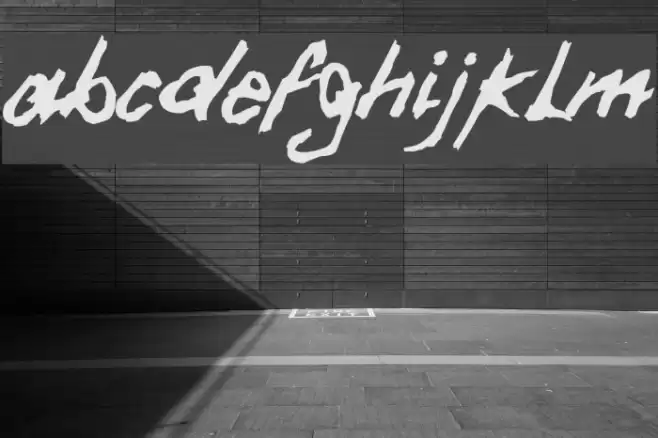 Daft Font Font examples