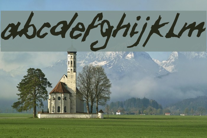 Daft Font Font examples
