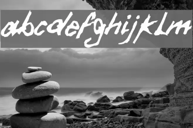 Daft Font Font examples