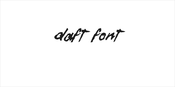 Daft Font Logo