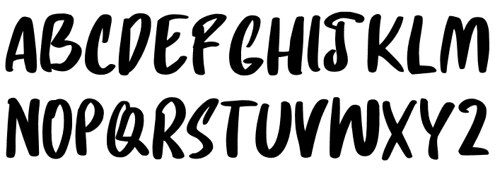 Daft Script DEMO Regular Font LOWERCASE