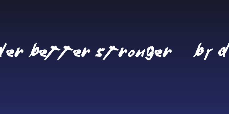 Dafter Harder Better Stronger © by Duncan Wick Social Header