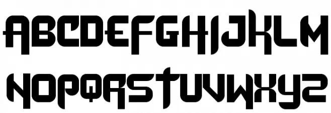 Dafunk Schriftart Groß