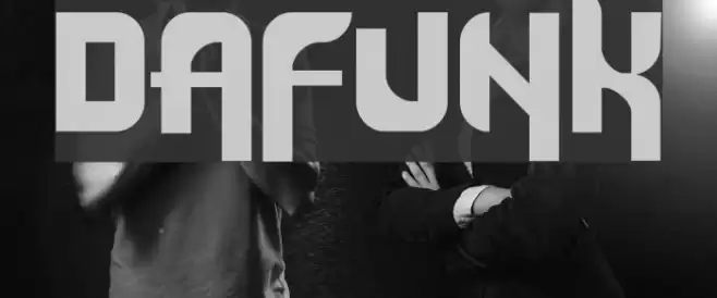 Dafunk Font examples