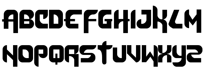 Dafunk Font LOWERCASE