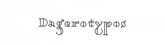 Dagerotypos  नि: शुल्क फ़ॉन्ट्स डाउनलोड