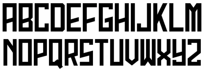 Dagestan フォント 大文字