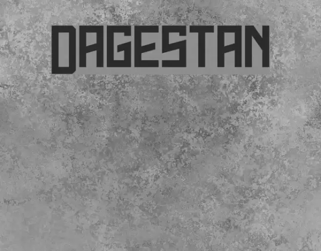 Dagestan Font examples