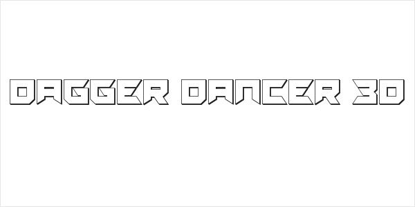 Dagger Dancer 3D Logo