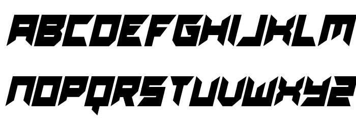 Dagger Dancer Condensed Italic Polices MINUSCULES