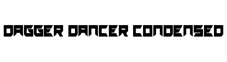 Dagger Dancer Condensed  नि: शुल्क फ़ॉन्ट्स डाउनलोड