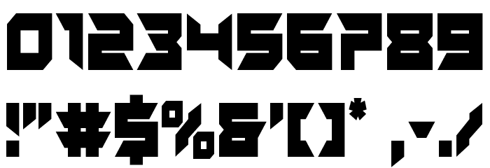 Dagger Dancer Condensed Font OTHER CHARS