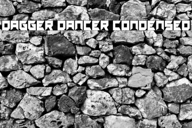 Dagger Dancer Condensed خط examples
