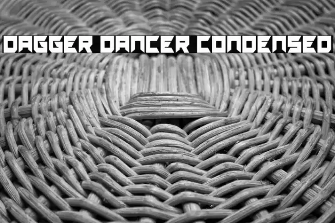 Dagger Dancer Condensed خط examples