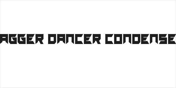 Dagger Dancer Condensed Logo