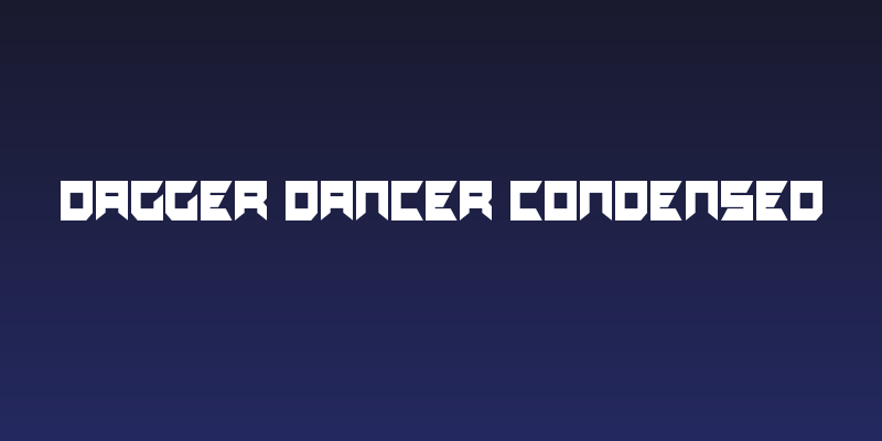 Dagger Dancer Condensed Social Header