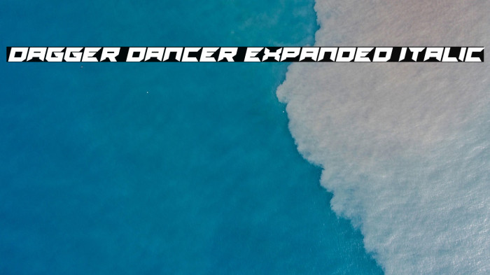 Dagger Dancer Expanded Italic Example 1