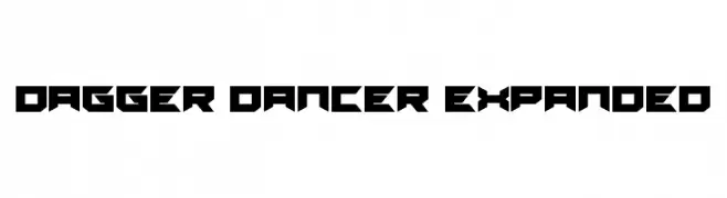 Dagger Dancer Expanded  les polices de caractères gratuit tlcharger
