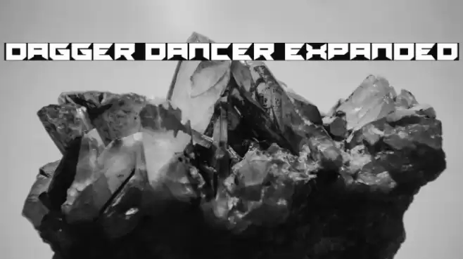 Dagger Dancer Expanded Schriftart examples