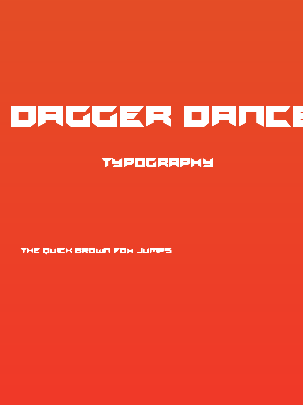 Dagger Dancer Expanded Poster