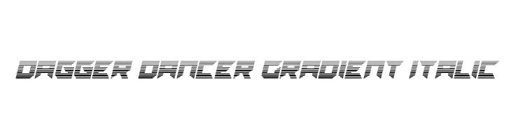 Dagger Dancer Gradient Italic  Скачать бесплатные шрифты