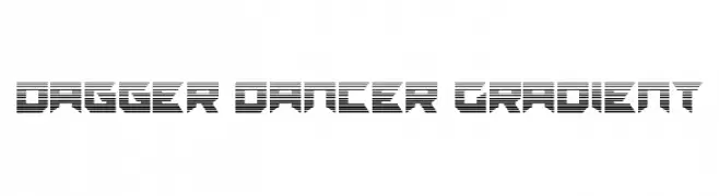 Dagger Dancer Gradient  Frei Schriftart Herunterladen