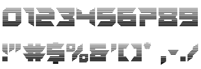 Dagger Dancer Gradient Font OTHER CHARS