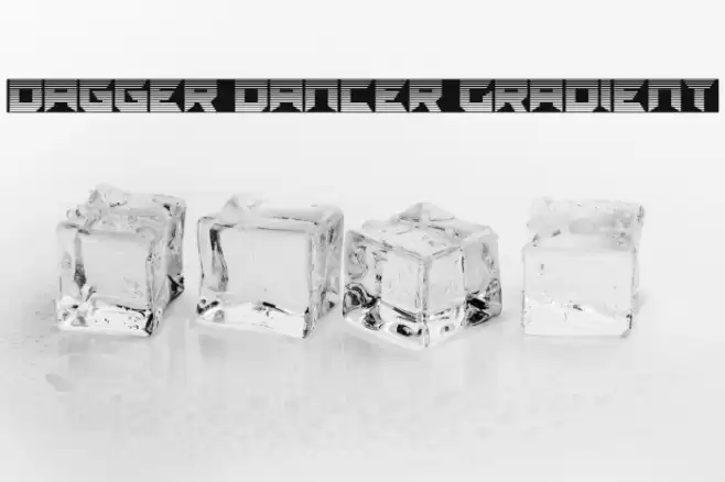Dagger Dancer Gradient خط examples
