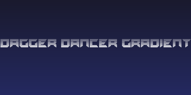 Dagger Dancer Gradient Social Header