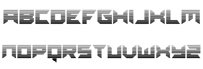 Dagger Dancer Gradient Font LOWERCASE