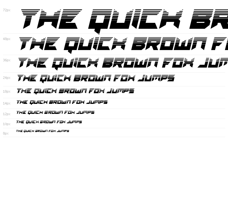 Dagger Dancer Halftone Italic Waterfall