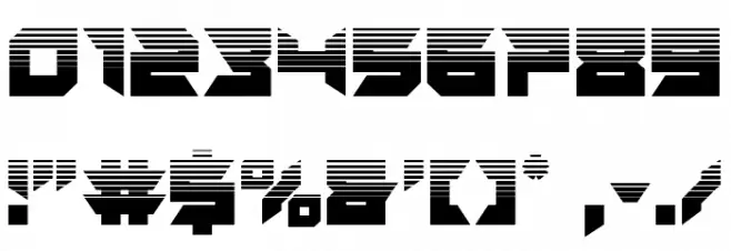 Dagger Dancer Halftone Font OTHER CHARS