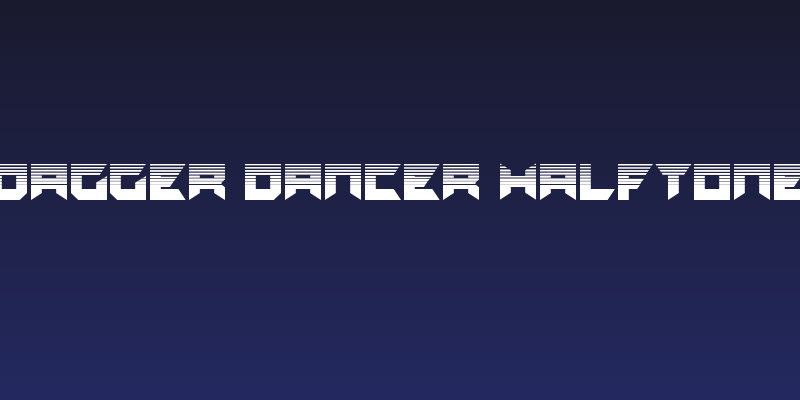Dagger Dancer Halftone Social Header