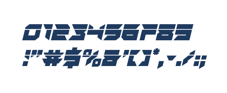 Dagger Dancer Laser Italic Other Characters