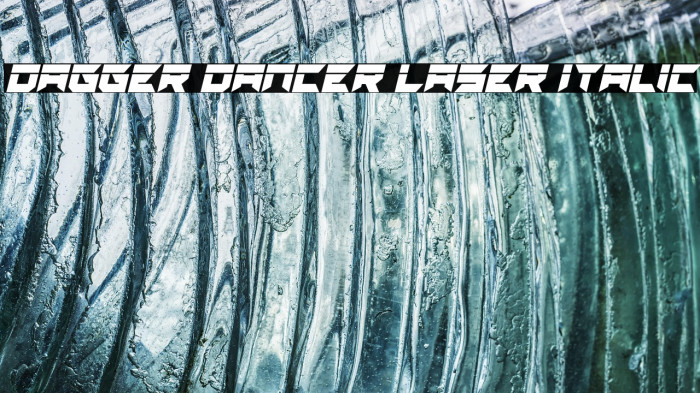 Dagger Dancer Laser Italic Example 2