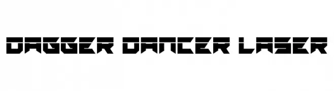 Dagger Dancer Laser  Free Fonts Download