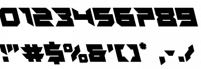 Dagger Dancer Leftalic フォント その他の文字