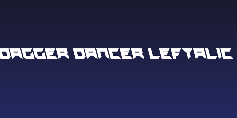 Dagger Dancer Leftalic Social Header