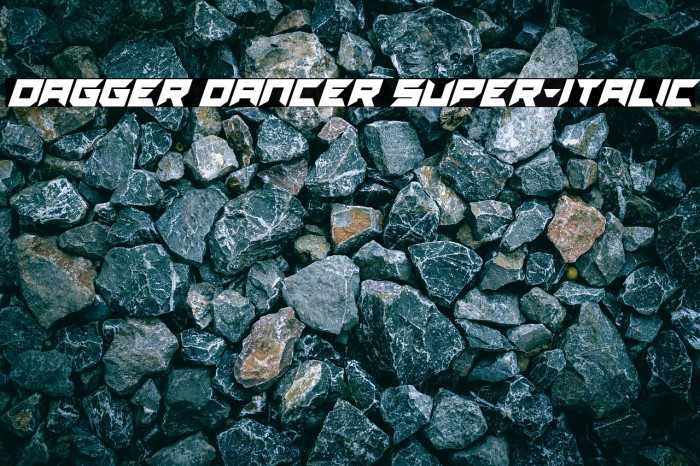 Dagger Dancer Super-Italic Example 3