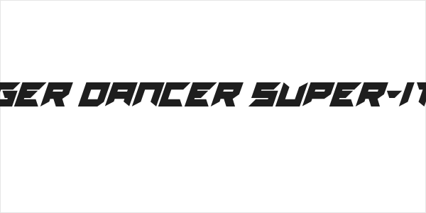 Dagger Dancer Super-Italic Logo