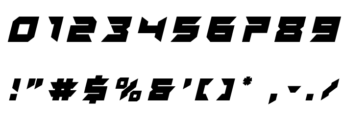 Dagger Dancer Title Italic Font OTHER CHARS